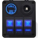 ProRide Schakelpaneel 12V voor Auto/Boot - USB/USB C Lader 2, Verzenden, Nieuw