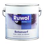 Ruwol Betonverf Betongrijs (RAL 7023) 2,5 liter, Doe-het-zelf en Verbouw, Verf, Beits en Lak, Verzenden, Nieuw