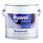 Ruwol Betonverf Betongrijs (RAL 7023) 2,5 liter, Nieuw, Verzenden