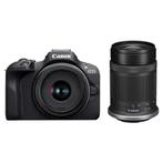 Canon EOS R100 + 18-45mm + 55-210mm, Ophalen of Verzenden, Nieuw, Canon