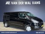 Ford Transit Custom | 2.0 TDCI 131pk L2H1 Euro6 Airco |, Gebruikt, Euro 6, Zwart, Dealer onderhouden