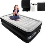 Luchtbed - 1 Persoons - Luchtmatras met pomp - Opblaasbed -, Caravans en Kamperen, Verzenden, Zo goed als nieuw