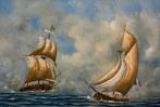 Europese school (XX) - Naval Battle at Sea