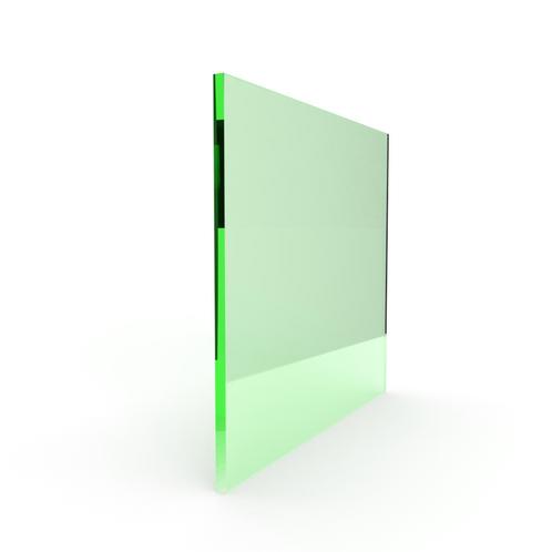 Enkel glas gekleurd 6 mm groen, Doe-het-zelf en Verbouw, Glas en Ramen, Nieuw, Ophalen of Verzenden