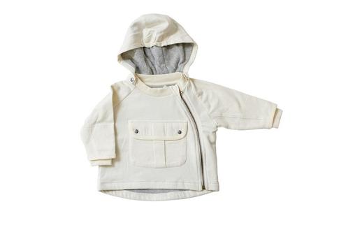 Newborn jasje met capuchon - maten: 62, 68 - Riffle, Kinderen en Baby's, Kinderkleding | Overige, Nieuw, Verzenden
