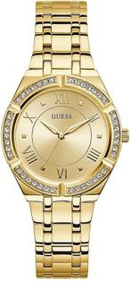 Guess GW0033L2 dames horloge 36 mm - Goudkleurig, Verzenden, Nieuw