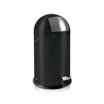 EKO Kickcan 33 ltr - mat Zwart, Huis en Inrichting, Woonaccessoires | Prullenbakken, Verzenden, Nieuw