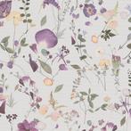Profhome 397462-GU Bloemen behang floral mat purper groen, Verzenden
