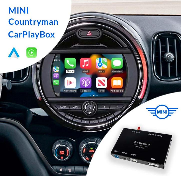 CarPlayBox voor MINI - Countryman (F60) - 2017 / 05-2021 /, Auto diversen, Auto-accessoires, Verzenden