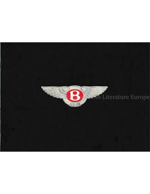 1988 BENTLEY PROGRAMMA BROCHURE ENGELS, Boeken, Auto's | Folders en Tijdschriften