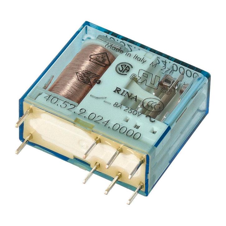 Finder 40.52 PCB Relais 2CO 8A 24VDC - 40.52.9.024.0000, Doe-het-zelf en Verbouw, Elektra en Kabels, Overige typen, Nieuw, Verzenden