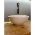 Waskom Casajoy Rond 28x12cm Keramiek Wit, Doe-het-zelf en Verbouw, Sanitair, Ophalen of Verzenden, Nieuw