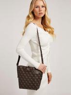 Guess Eco Brenton Bucket Dames Crossbody - Brown, Sieraden, Tassen en Uiterlijk, Tassen | Schoudertassen, Verzenden, Nieuw