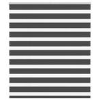 vidaXL Zebra rolgordijn 120x100 cm stofbreedte 115,9 cm, Verzenden, Nieuw, Zwart