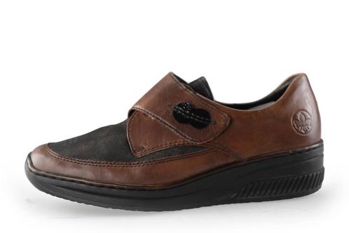 Rieker Instappers in maat 41 Bruin | 10% extra korting, Kleding | Dames, Schoenen, Bruin, Zo goed als nieuw, Instappers, Verzenden