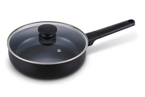 Brabantia VANTA Hapjespan met Glazen deksel - Ø 24 cm –, Witgoed en Apparatuur, Keukenmixers