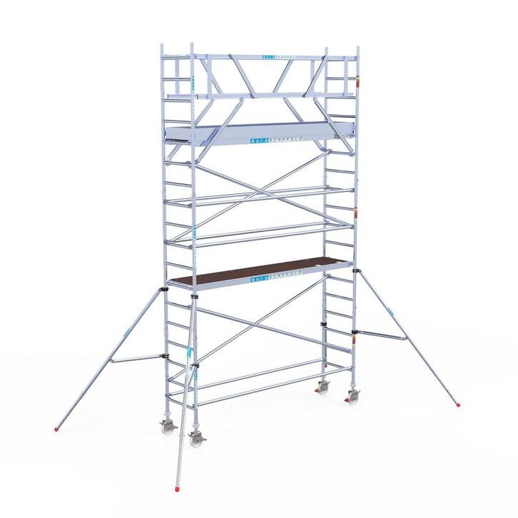 Rolsteiger Original 75x305 6,2m werkhoogte vrijstaand, Doe-het-zelf en Verbouw, Steigers, Rolsteiger of Kamersteiger, Nieuw, 5 meter of hoger