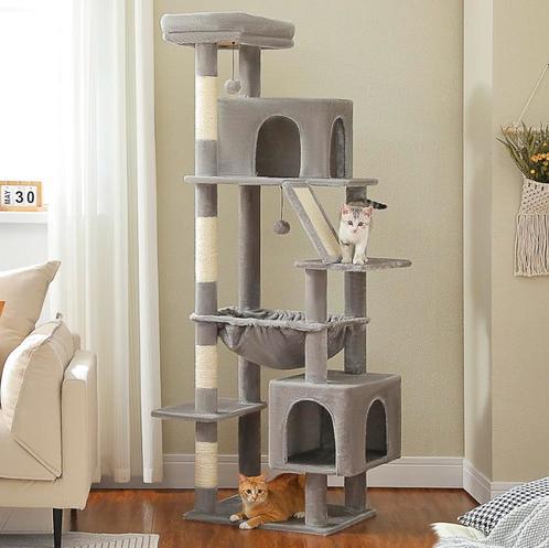 Nieuwe Katten Krabpaal - Hoge XL Kattentoren in veel kleuren, Dieren en Toebehoren, Krabmeubelen, Krabpaal, Nieuw, Verzenden