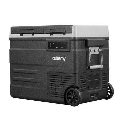 Steamy-E Dual Zone Elektrische Compressor Koelbox..., Caravans en Kamperen, Koelboxen, Nieuw, Verzenden