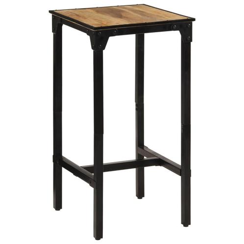 Bartafel Mangohout 60x55cm - Retourdeal - 55% Korting!, Huis en Inrichting, Tafels | Statafels, Nieuw, Ophalen of Verzenden