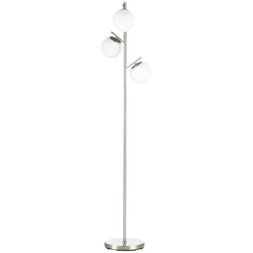 TRUUSK Staande Lamp 40W Met E27 Fitting & 3 Glazen Lampenkap, Huis en Inrichting, Lampen | Vloerlampen, Nieuw, Verzenden