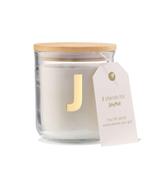 HEMA Kaars in glas Ø8x10cm letter J, Verzenden, Nieuw