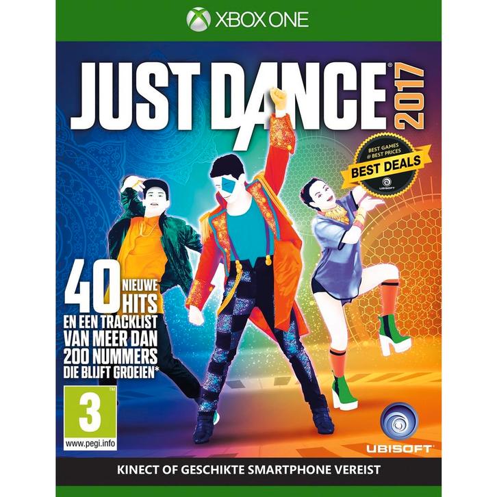 Xbox One Just Dance 2017, Spelcomputers en Games, Games | Xbox Series X en S, Zo goed als nieuw, Verzenden