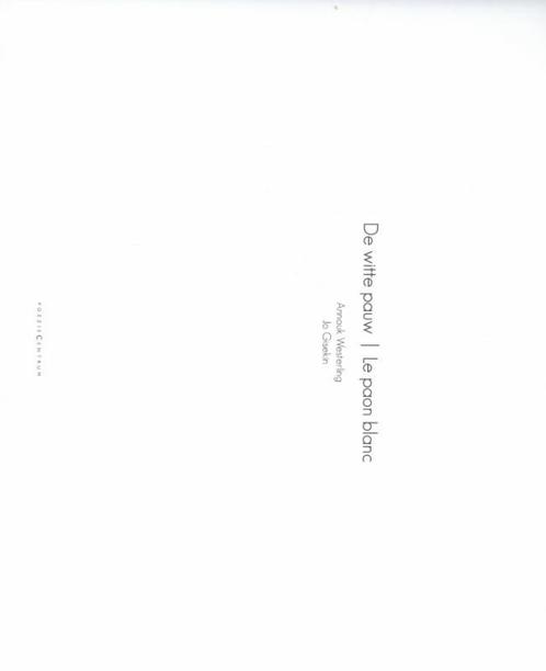De witte pauw 9789056551155 Jo Gisekin, Boeken, Gedichten en Poëzie, Gelezen, Verzenden