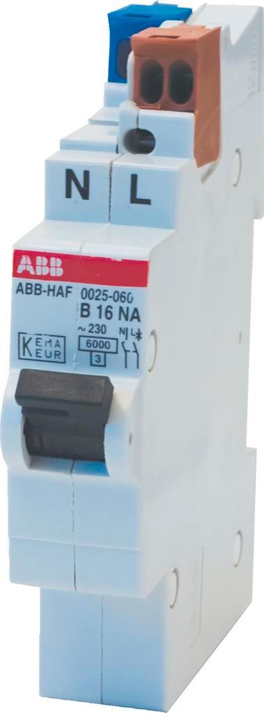 ABB Installatieautomaat flexomaat / 1-polig + nul, B16A /, Doe-het-zelf en Verbouw, Elektra en Kabels, Nieuw, Ophalen of Verzenden