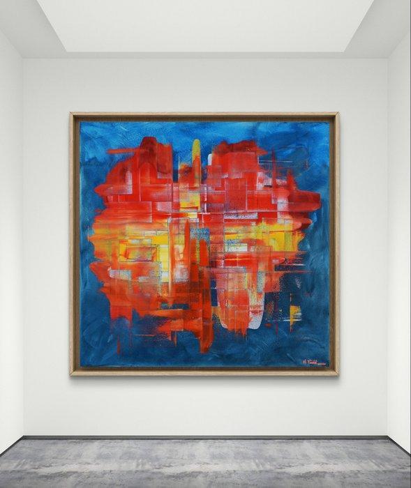 H. Friedel - Struggling Soul, Antiek en Kunst, Kunst | Schilderijen | Modern