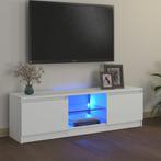 vidaXL Tv-meubel met LED-verlichting 120x30x35,5 cm wit, 100 tot 150 cm, Verzenden, Nieuw, Minder dan 100 cm