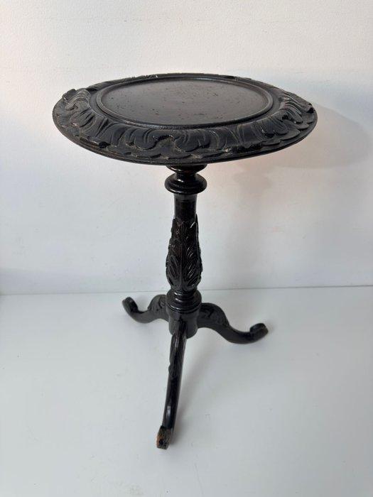 Plantentafel - Hout - Ondersteuning voor gedraaide vazen, Antiek en Kunst, Antiek | Overige Antiek