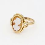 Ring - 14 karaat Geel goud - Camée, Sieraden, Tassen en Uiterlijk, Ringen, Nieuw