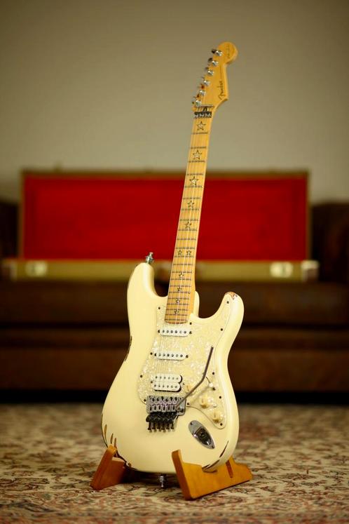 Fender Richie Sambora Stratocaster 1993 | Arctic White, Muziek en Instrumenten, Snaarinstrumenten | Gitaren | Elektrisch