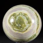 Collectie Sfera in Serpentino Butter Jade. - Hoogte: 67 mm