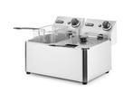 Hendi Friteuse Kitchen Line | 2x 4L | 8L | 230v/6000w | 470x, Ophalen of Verzenden, Nieuw in verpakking
