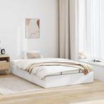 vidaXL Bedframe zonder matras 120x200 cm kunstleer wit, Overige materialen, Verzenden, Wit, Nieuw