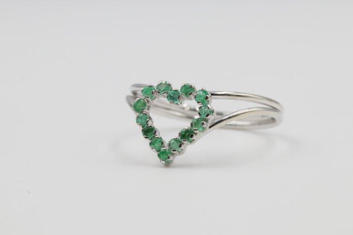 Zonder Minimumprijs - Ring - 18 karaat Witgoud - 0.28ct. tw., Sieraden, Tassen en Uiterlijk, Ringen