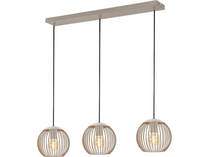 EGLO Lindero - Hanglamp - E27 - 90 cm - Zandkleur, Huis en Inrichting, Lampen | Hanglampen, Zo goed als nieuw, Verzenden