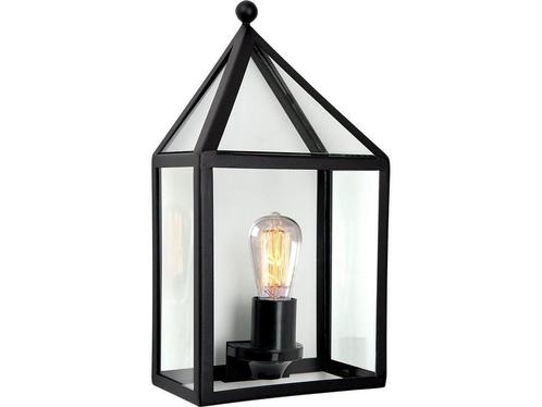 KS Verlichting Laren - Buitenlamp - Wandlamp RVS Zwart, Huis en Inrichting, Lampen | Wandlampen, Zo goed als nieuw, Verzenden