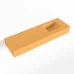 MONDIAZ LEX Ocher vrijhangende solid surface wastafel 100cm., Ophalen of Verzenden, Nieuw, Overige typen