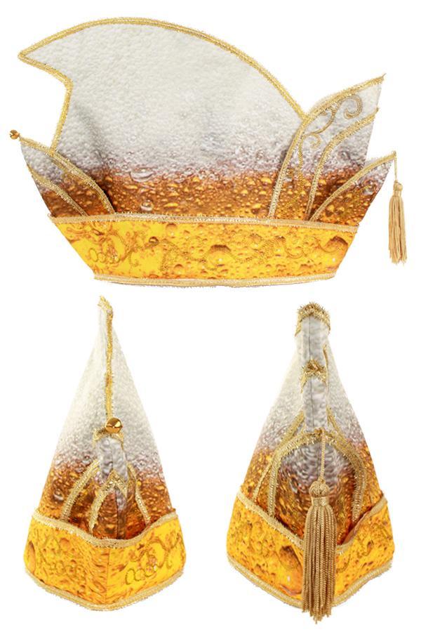 Prins Carnaval Steek Bier Geel Wit Bubbels Pils Drank Biertj, Kleding | Heren, Carnavalskleding en Feestkleding, Nieuw, Overige maten