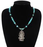Howliet turquoise, Lavasteen - Ganesha - Wijsheid, geluk en, Antiek en Kunst