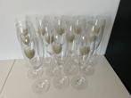 Dom Perignon Champagne Flutes, set of 12 glasses - Champagne