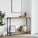 vidaXL Wandtafel 101x30,5x75 cm bewerkt hout sonoma, Huis en Inrichting, Tafels | Bijzettafels, Verzenden, Nieuw