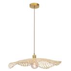 Bamboe hanglamp bruin, Romee, Nieuw, Ophalen of Verzenden, Landelijk, Metaal