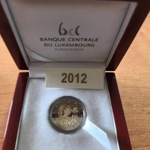 Luxemburg. 2 Euro 2012 Mariage Princier Proof (Zonder, Postzegels en Munten, Munten | Europa | Euromunten