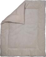 MamaLoes Velours Rib Beige 80 x 100 cm Omkeerbaar Boxkleed, Kinderen en Baby's, Boxen, Verzenden, Nieuw