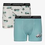 Unsigned 2-pack jongens boxershorts tractor maat 122/128, Verzenden