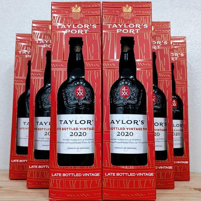 2020 Taylors - Late Bottled Vintage Port - Porto - 6, Verzamelen, Wijnen